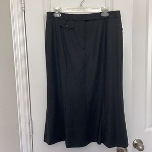 NWT Etcetera | Black Light Wool Tulip Skirt | sz 12